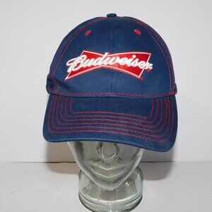 2014 The World Renowned Budweiser Beer Red Blue Strap Back Hat Cap